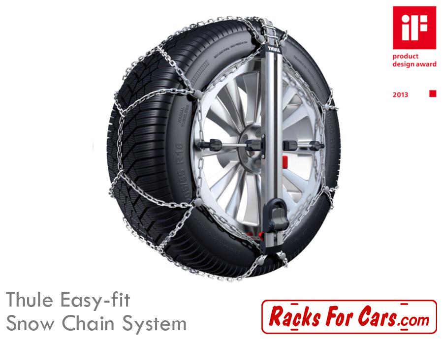 Thule snow chains give you traction Racks For Cars